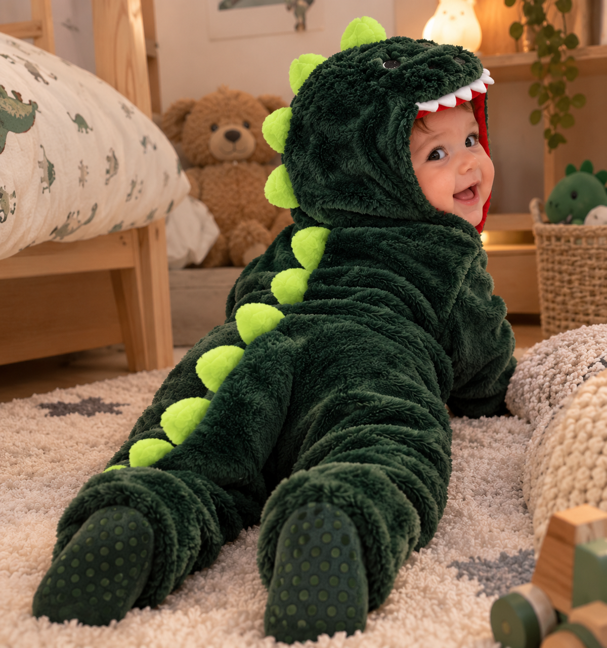 El Pijama Dinosaurio Más Adorable 🦖💚