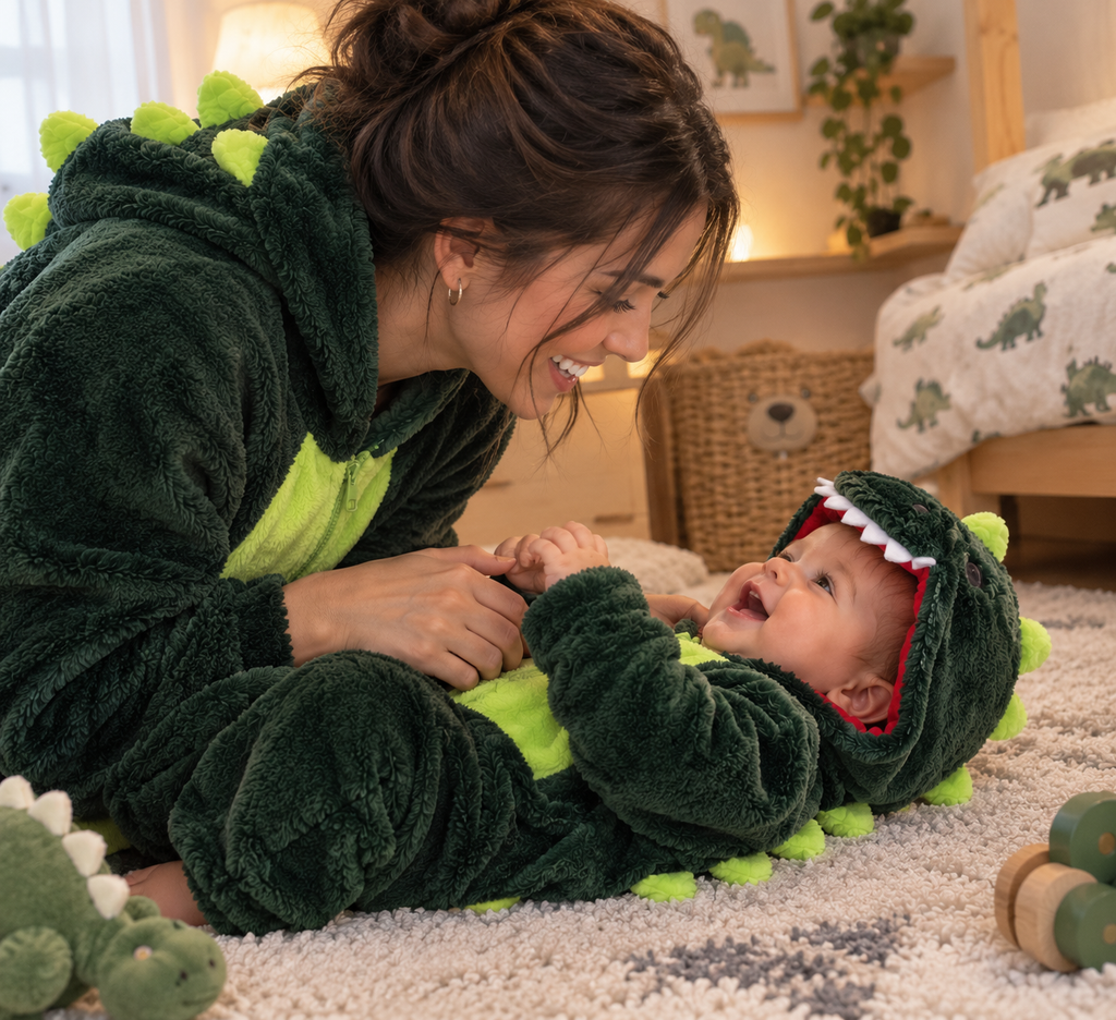 El Pijama Dinosaurio Más Adorable 🦖💚